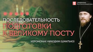 2020.02.23 Великий пост. Последовательность подготовки #проповедь иеромонах Никодим(Шматько)
