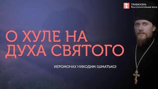 10.08.19 О хуле на Духа Святого. #Проповедь о. Никодим (Шматько)