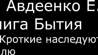 ІІ. Авдеенко Е. А. - Книга Бытия - 11. Кроткие наследуют землю