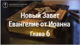 Новый Завет. Евангелие от Иоанна. Глава 6. С текстом