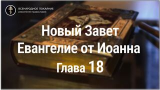 Новый Завет. Евангелие от Иоанна. Глава 18. С текстом