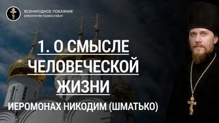 1. О смысле человеческой жизни. Иеромонах Никодим (Шматько). ПТ "Союз", 2011 год