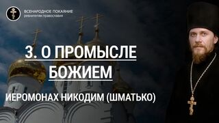 3. О Промысле Божием. Иеромонах Никодим (Шматько). ПТ "Союз", 2011 год